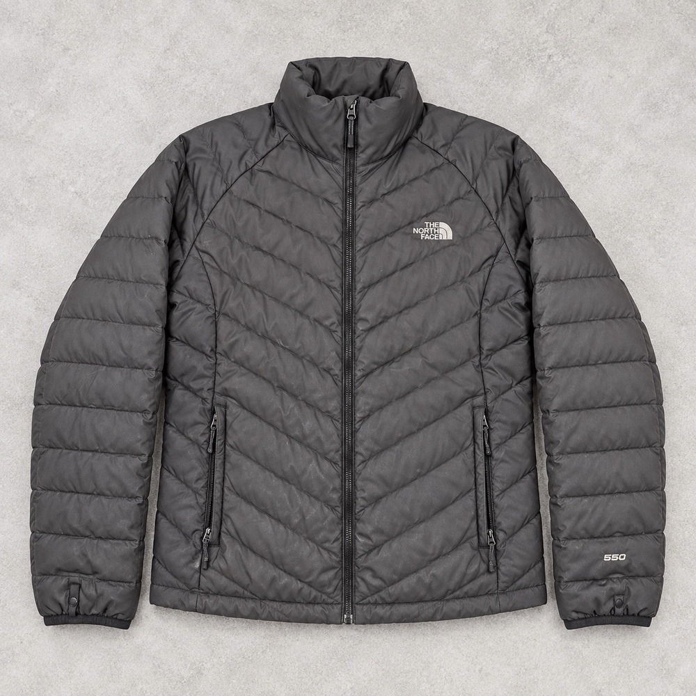 The North Face Aconcagua Womens L Matte Black 550 Down Puffer Jacket Flawed